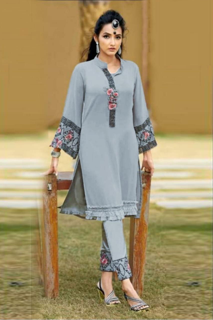 Laiba Am 79 Heavy Festive Wear Georgette Latest Top With Bottom Collection
